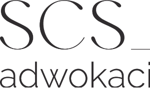 Logotyp wersja SCS adwokaci czern